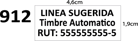 Timbre de Goma Automatik