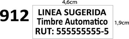 Timbre de Goma Automatik
