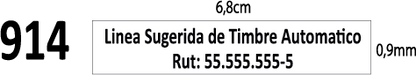 Timbre de Goma Automatik
